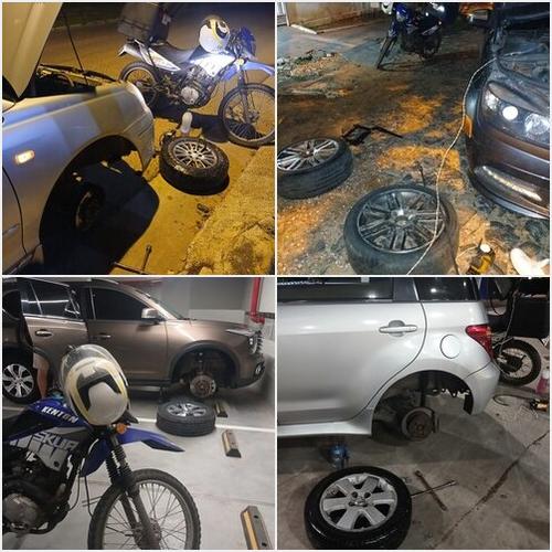 Gomería M+ovil las 24 hs
