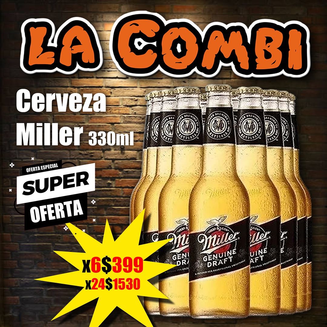 Distribuidora La Combi 3 Cerveza Miller 