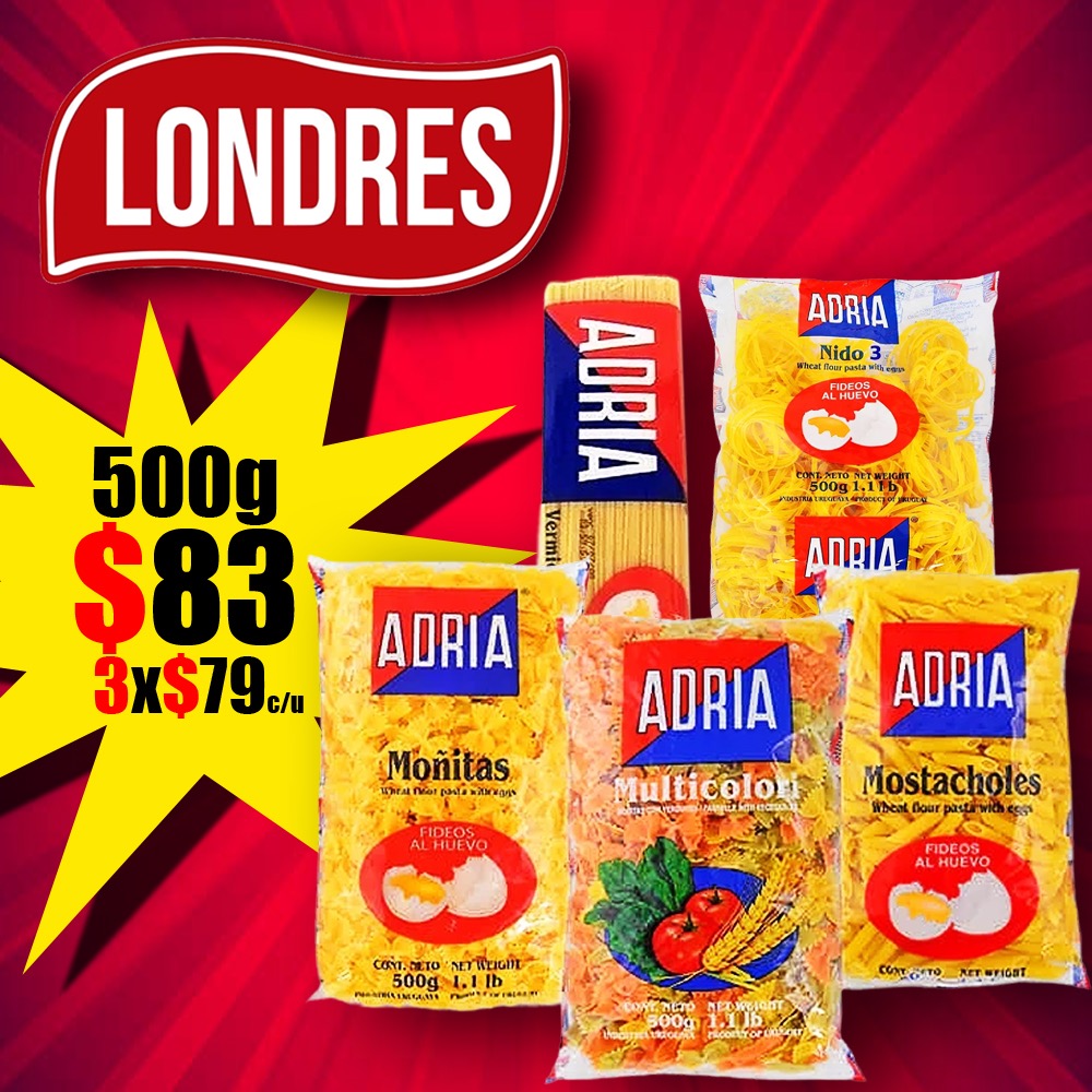 Mayorista Londres Pasta seca Adria 