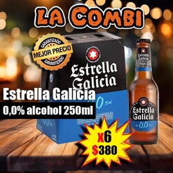 Distribuidora La Combi 3 Cerveza Estrella Galicia sin alcohol 