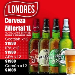 Mayorista Londres Cervezas Zillertal