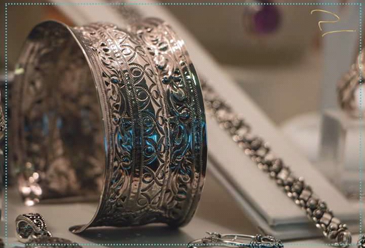 POMAR JOYEROS Pulsera y esclava Esclava en plata 900, pulsera en plata 900 y rodoc