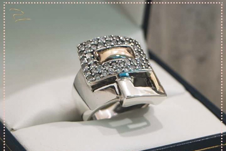 POMAR JOYEROS Anillo Plata y oro