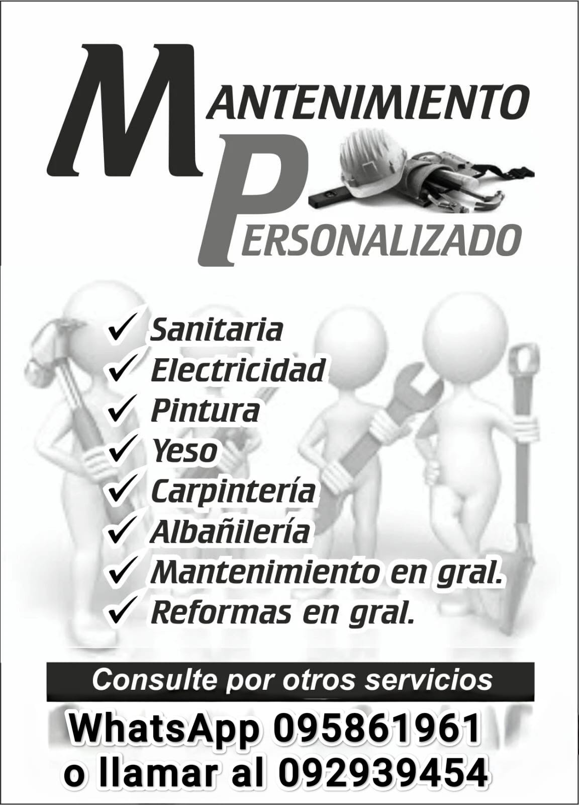 MP MANTENIMIENTO PERSONALIZADO  
