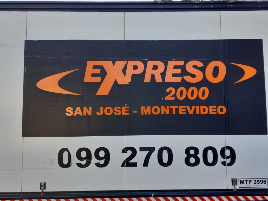 EXPRESO 2000 TRANSPORTES Y SERVICIOS Fletes-transportes-encomiendas San José-Montevideo 