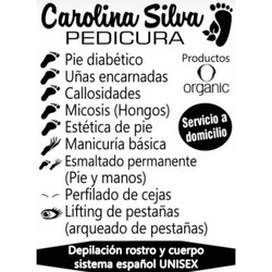 CAROLINA SILVA PEDICURA Todos los servicios