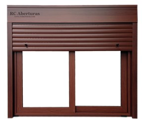 RC ABERTURAS Ventanas en Aluminio CON cortina