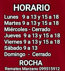 REMATES MARZANO ROCHA 