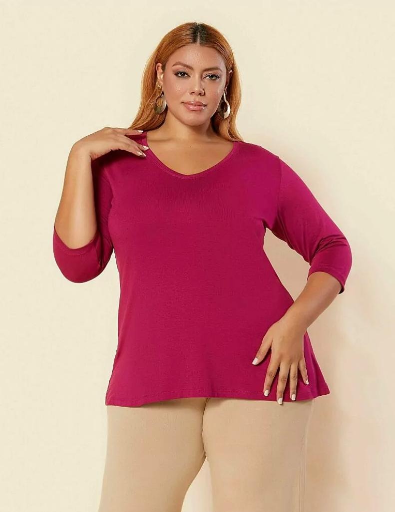 ANGELES Remera Magenta 