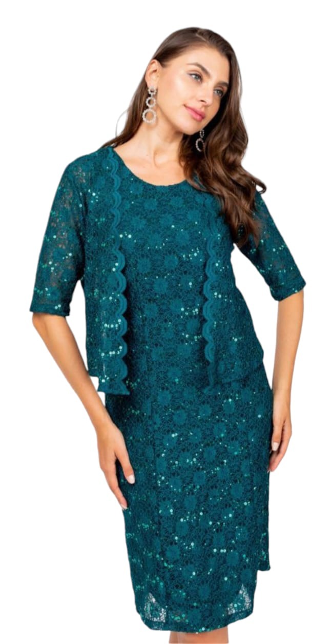 ANGELES Vestido Jaqueline con Casaca 