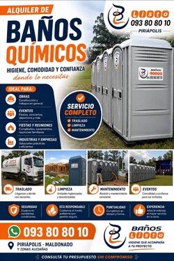 Barométrica y Alquiler de baños químicos Listo 