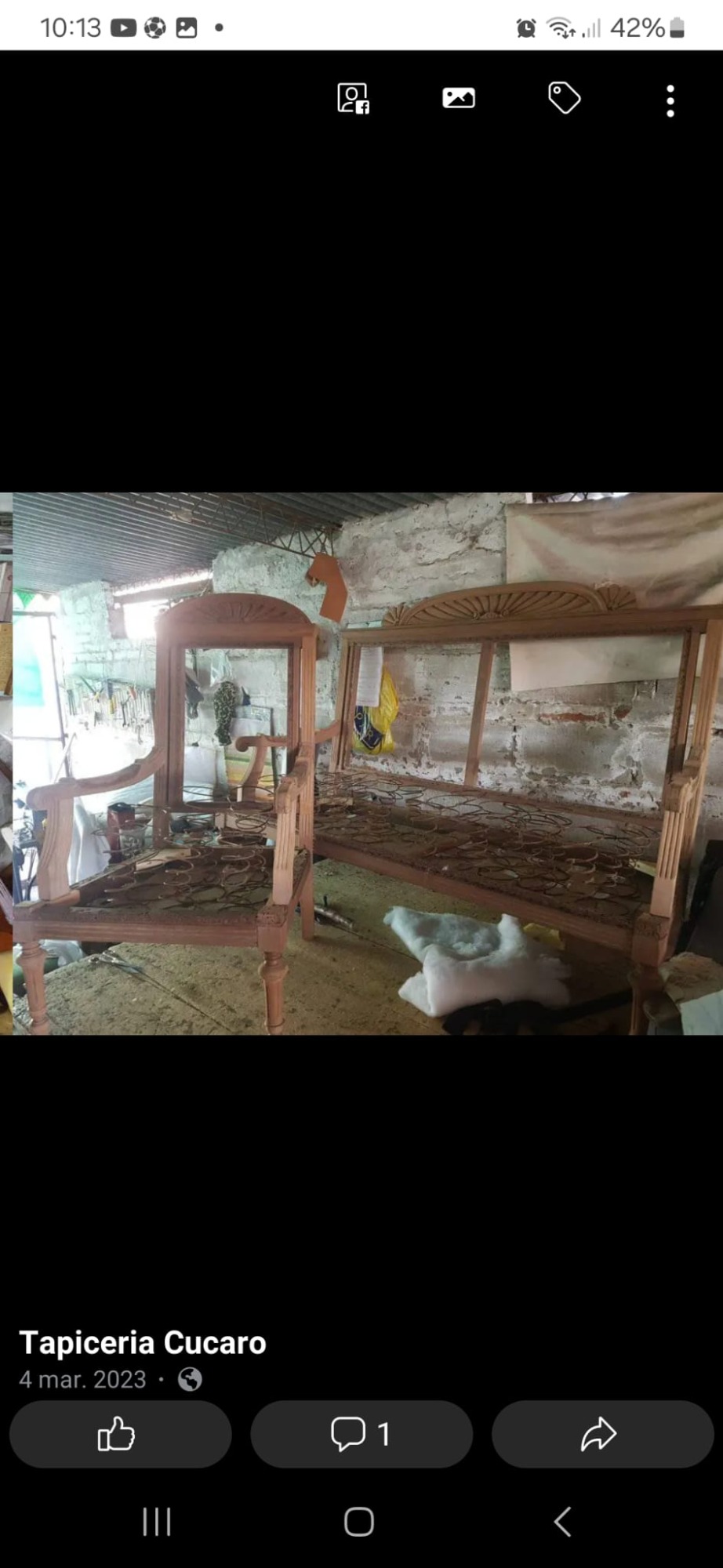 TAPICERIA CUCARO TAPICERIA CUCARO Restauración de muebles en general, vehículos y co