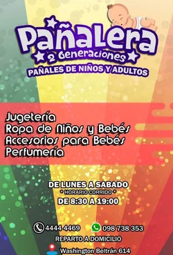 PAÑALERA 2 GENERACIONES 