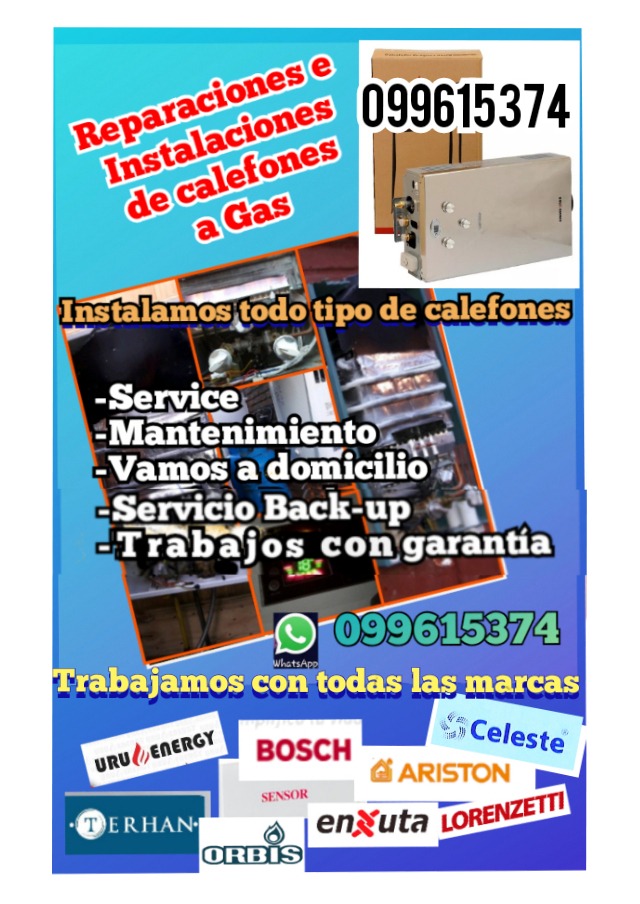 HEBER CALEFONES A GAS  