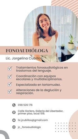 Lic. Jorgelina Cubillos Especialidades