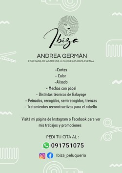 IBIZA PELUQUERÍA - ANDREA 