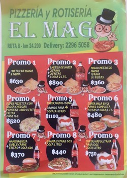 PIZZERÍA EL MAGO Y ROTISERIA PIZZERIA Y ROTISERIA EN BARROS BLANCOS