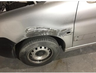Taller de Chapa y Pintura RM Cars antes Chapa y Pintura
