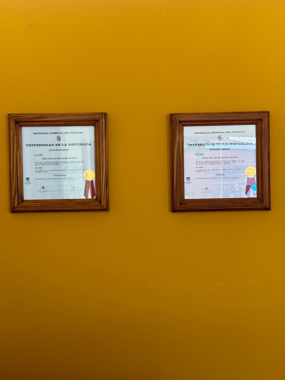 Abogada Abogada Elina Hernández Berdino. Pan de Azúcar.  