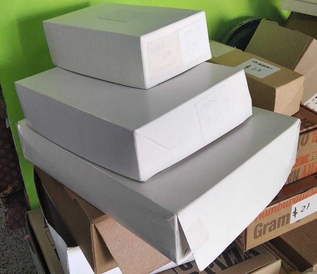 DESCARTABLES UY Cajas de cartón Varios tamaños