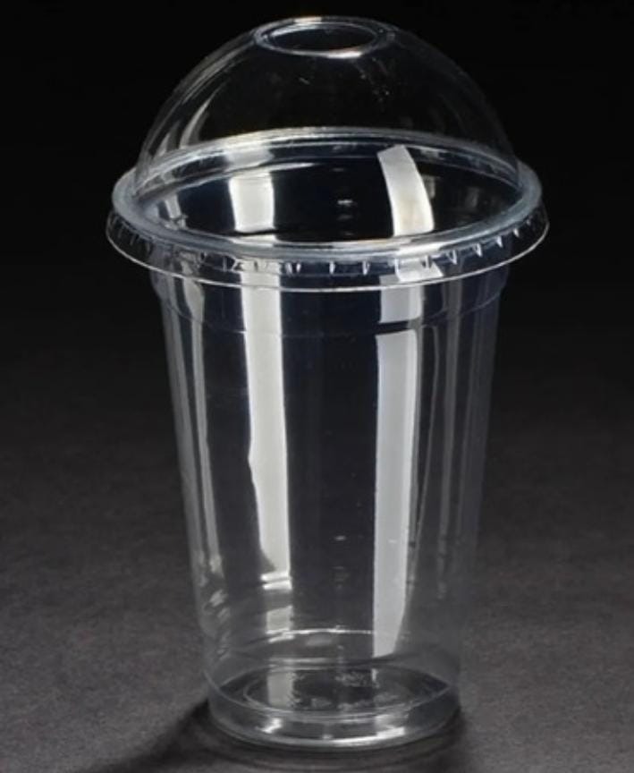 DESCARTABLES UY Vaso de plástico descartable con tapa 