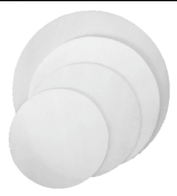 DESCARTABLES UY Bandeja de espuma plast ciruclar 