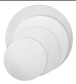 DESCARTABLES UY Bandeja de espuma plast ciruclar