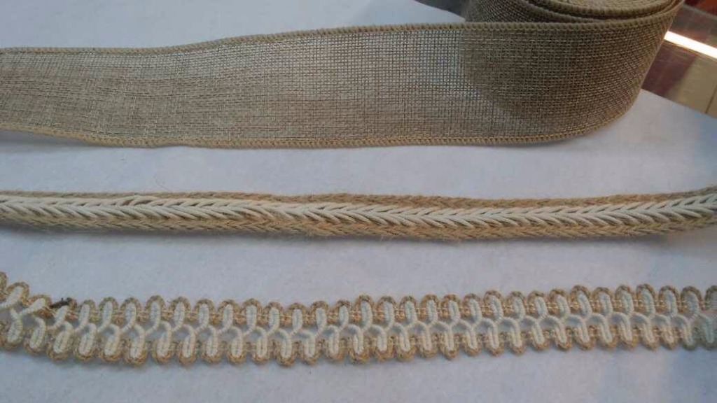 CUATRO SOLES Cinta arpillera, varios diseños 