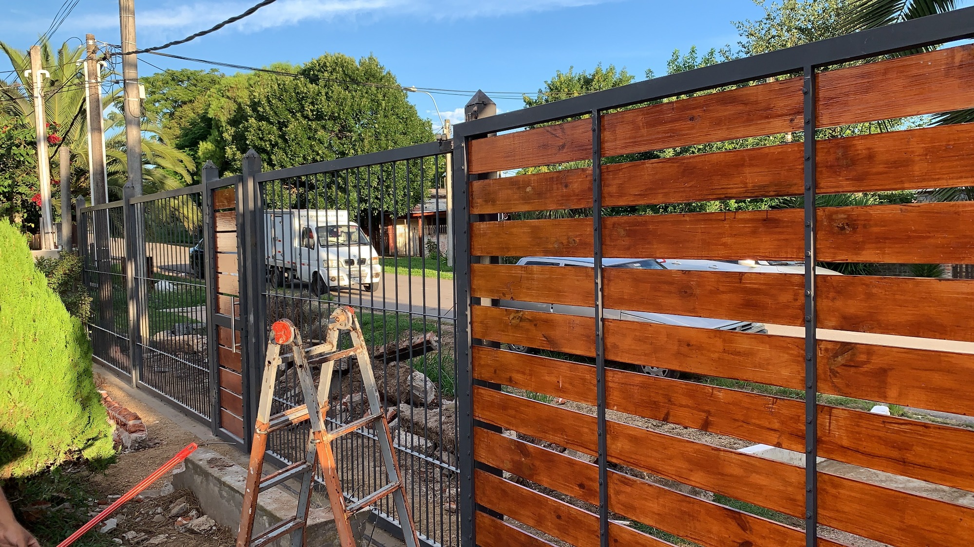 REFORMAR O CONSTRUIR REJA PORTON diseño,combinacion