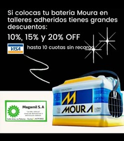 MAGAMIL SA Baterías Moura