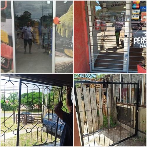 Herrería para locales comerciales EL RINCONCITO DEL VIDRIO