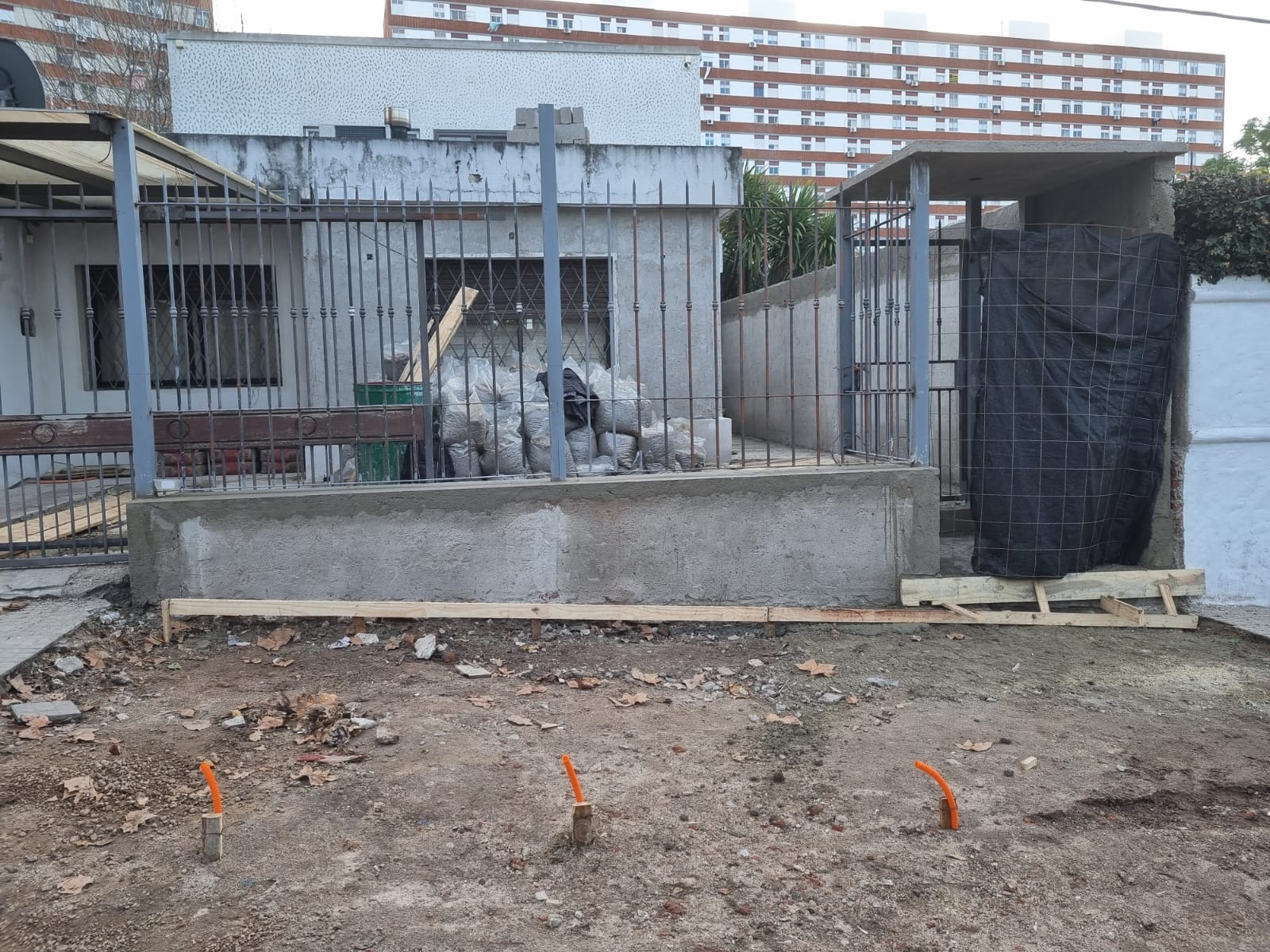 GM CONSTRUCCIONES Antes de fachada en vivienda 