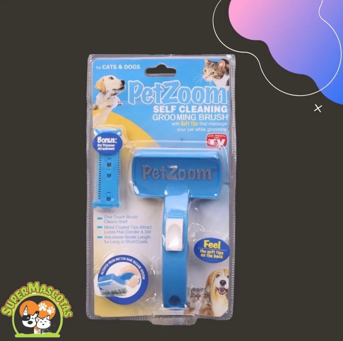 Super Mascotas Cepillo de pelo 