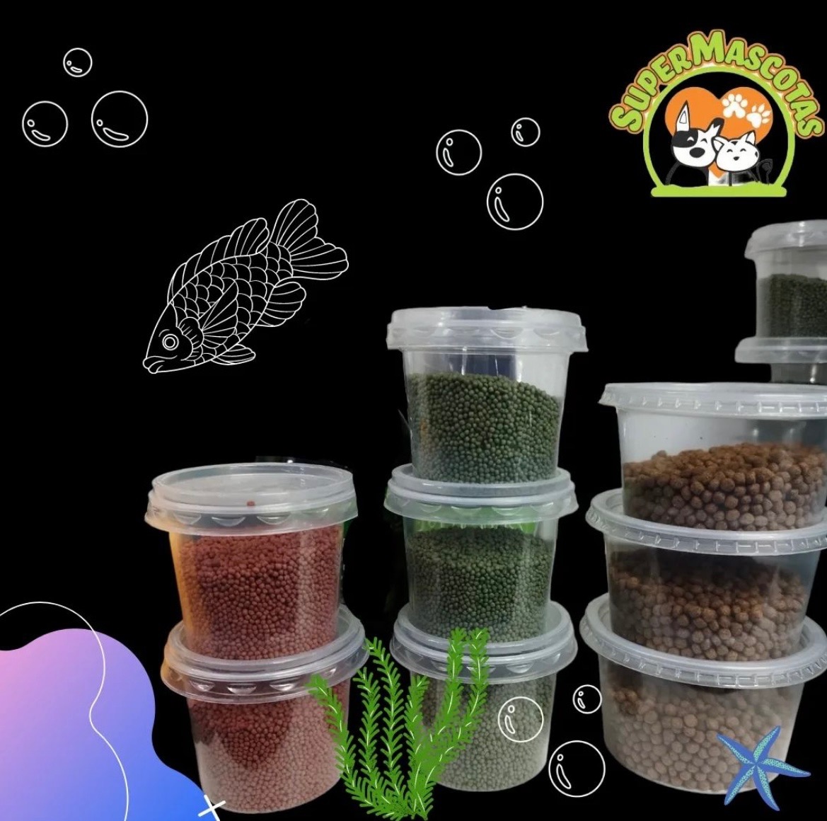 Super Mascotas Raciones para peces  