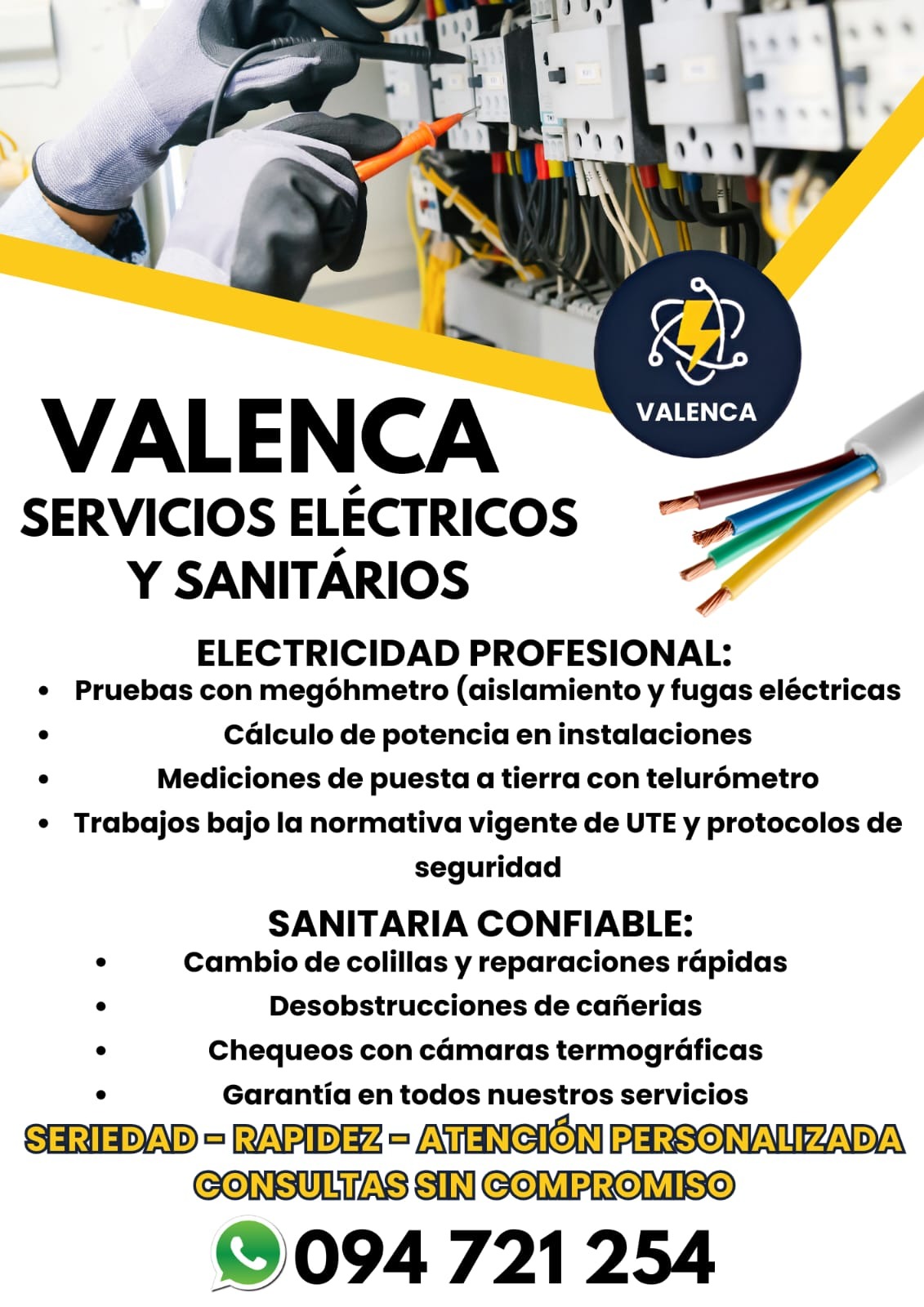 Valenca Valenca Servicios eléctricos y sanitarios
Electricidad pro