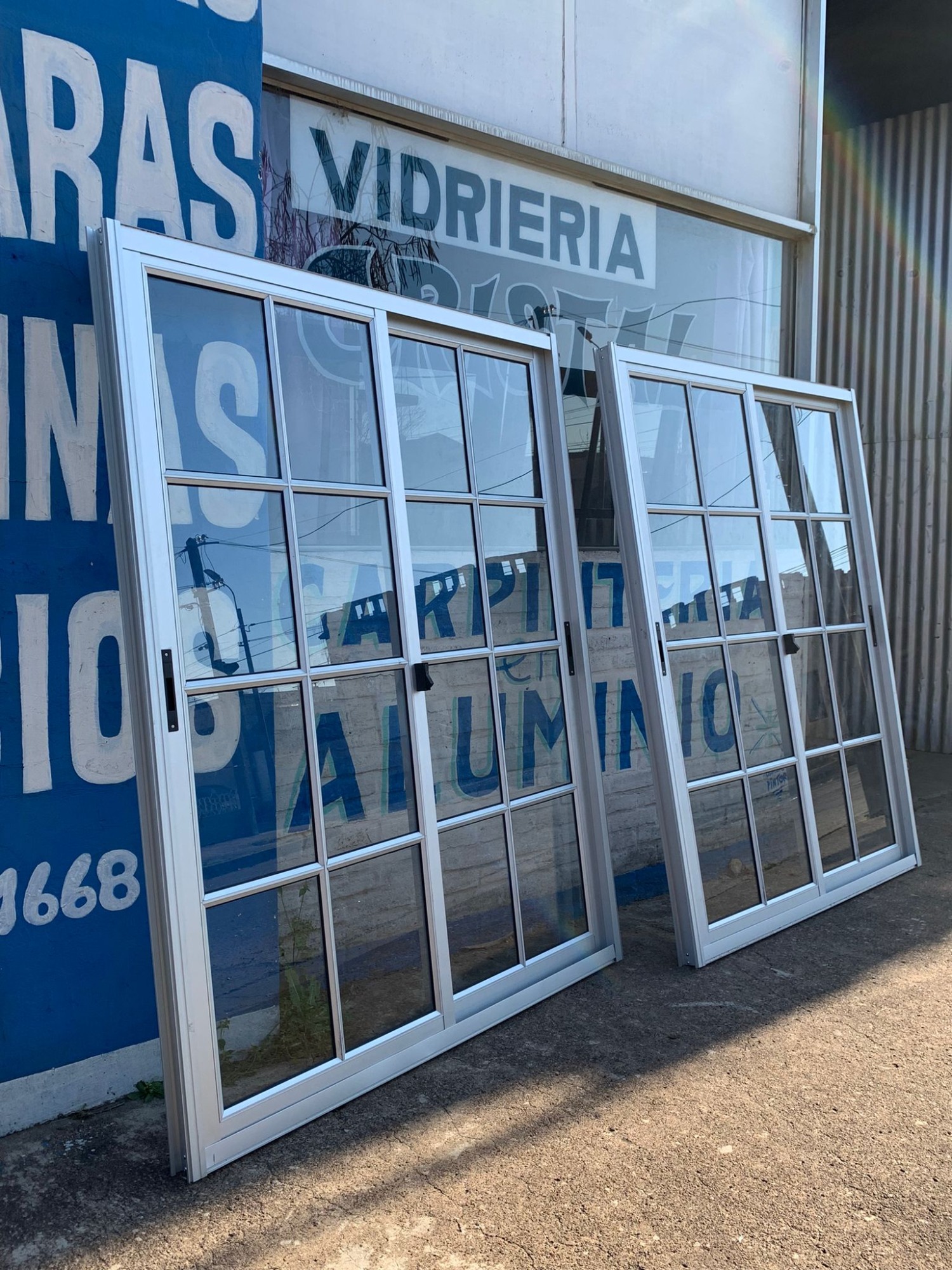 VIDRERÍA CRISTAL Puerta ventana a medida  