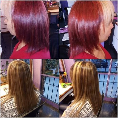 Nuestro trabajo SANDRA VERESQUI PELUQUERIA