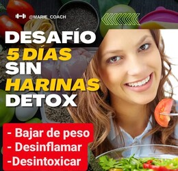 RETO DE TRANSFORMACION CORPORAL 5 días sin harinas