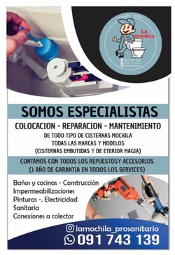 LA MOCHILA SANITARIO LA MOCHILA SERVICIOS