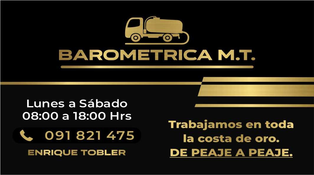 BAROMETRICA M.T. BAROMETRICA M.T LIMPIEZA DE GRASERAS
LIMPIEZA DE POZOS NEGROS
DESA