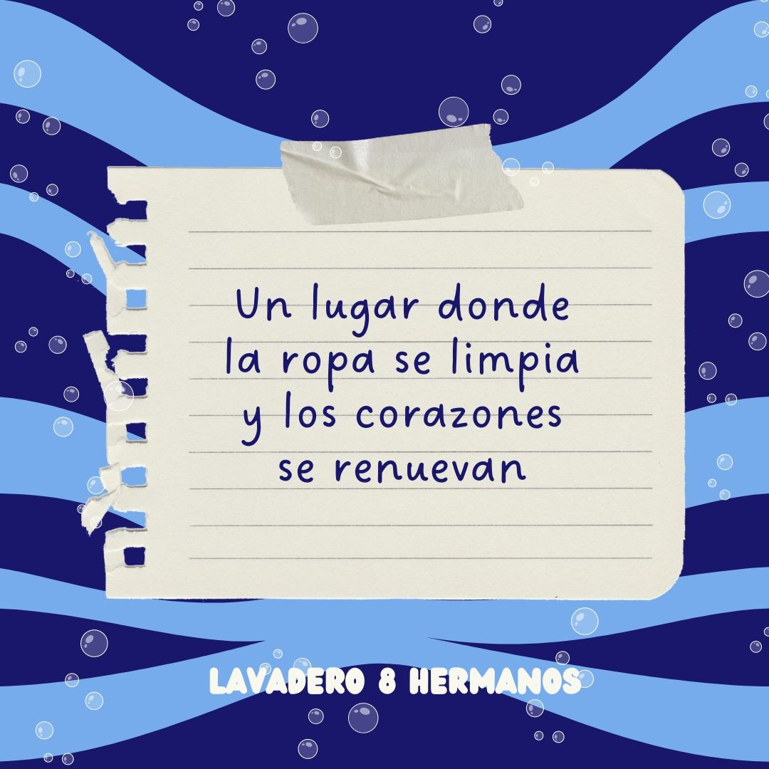 Lavanderia 8 Hemanos Lavadero 8 Hermanos LIMPIEZA ALFOMBRAS
PLANCHADO
SECADOS ROPA
LAVANDER
