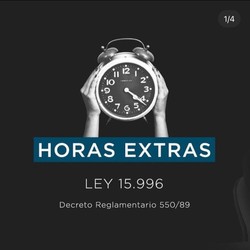 DRA . CAMILA MARSIGLIA ABOGADA Horas extras, Ley 15.996