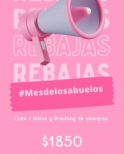 PELUQUERÍA M BARREIRO Mes de los Abuelos