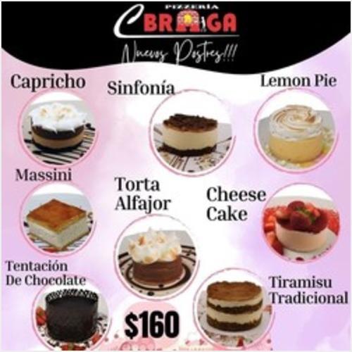 POSTRES Pizzería Braga (La Blanqueada)
