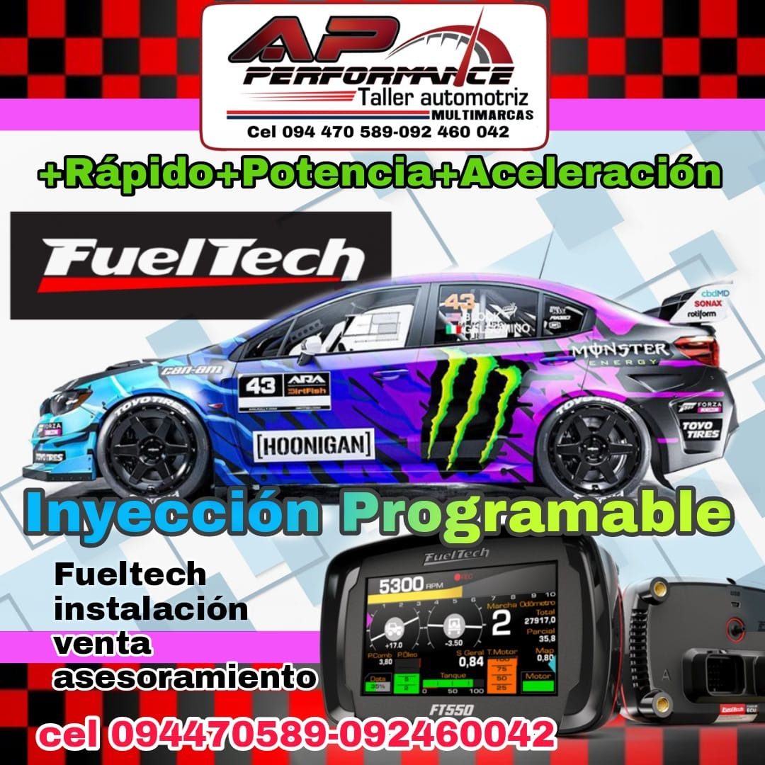 AP Performance Taller Mecánico  Inyección programable
FuelTech- Instalación, Venta