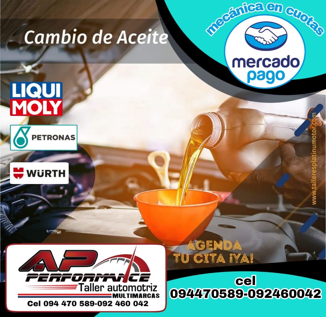 AP Performance Taller Mecánico  Cambio de aceite