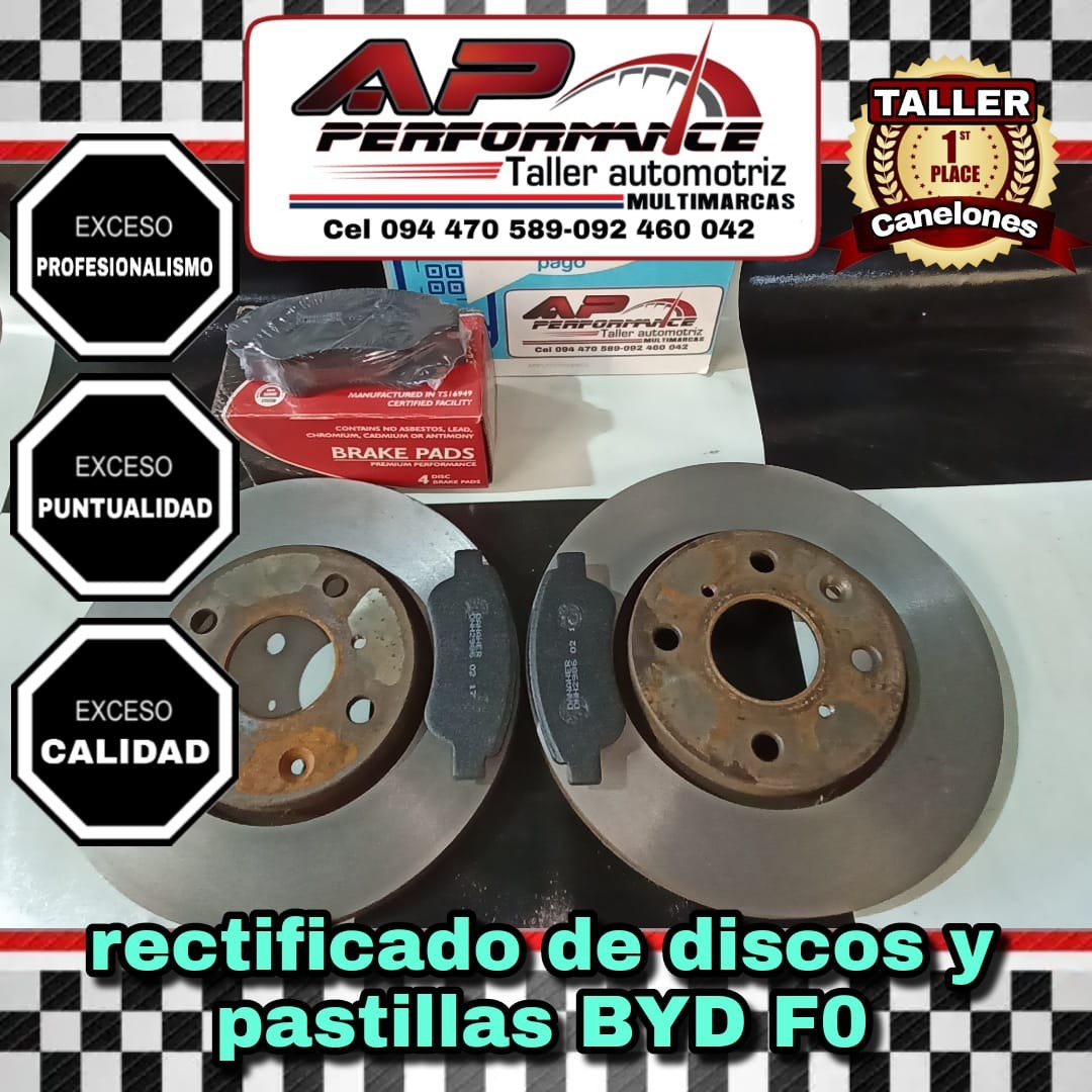 AP Performance Taller Mecánico  Rectificado de discos y pastillas BYD F0