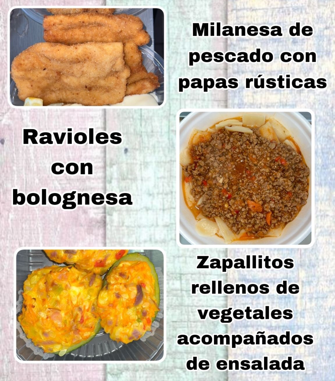 LA COCINA DE SIL Comida casera Milanesa 
Ravioles 
Zapallitos rellenos