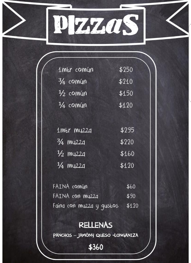 PIZZERÍA ROMIMEL Pizzas 