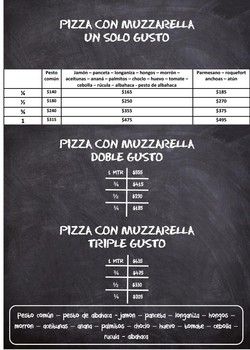 PIZZERÍA ROMIMEL Combos pizzas